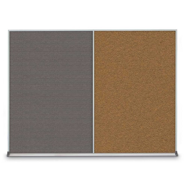 Triple Door Radius Plus Corkboard, 72" x